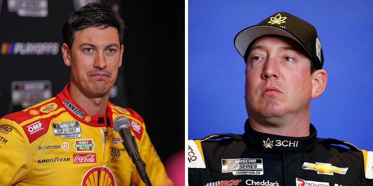 Joey Logano and Kyle Busch (Image Source: Imagn)