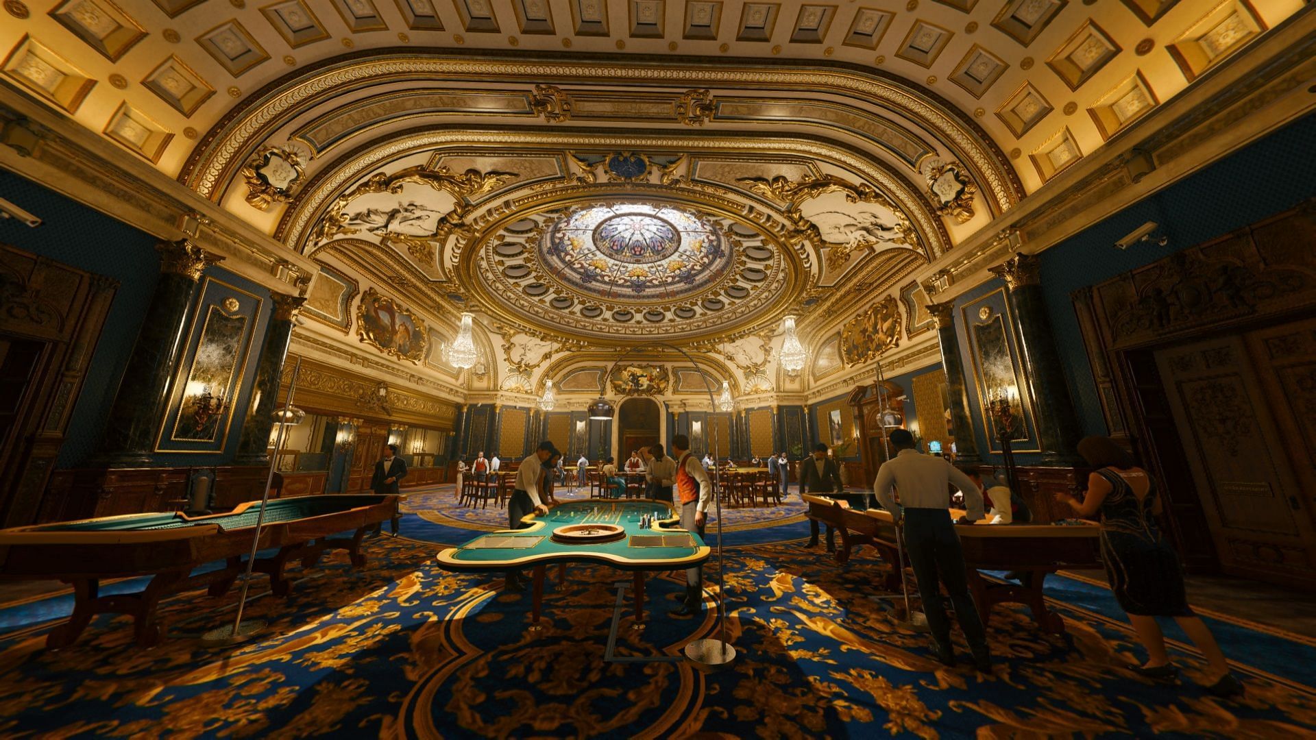 A view of the Luttazzi Casino in the mission High Rollers in Black Ops 6 Campaign