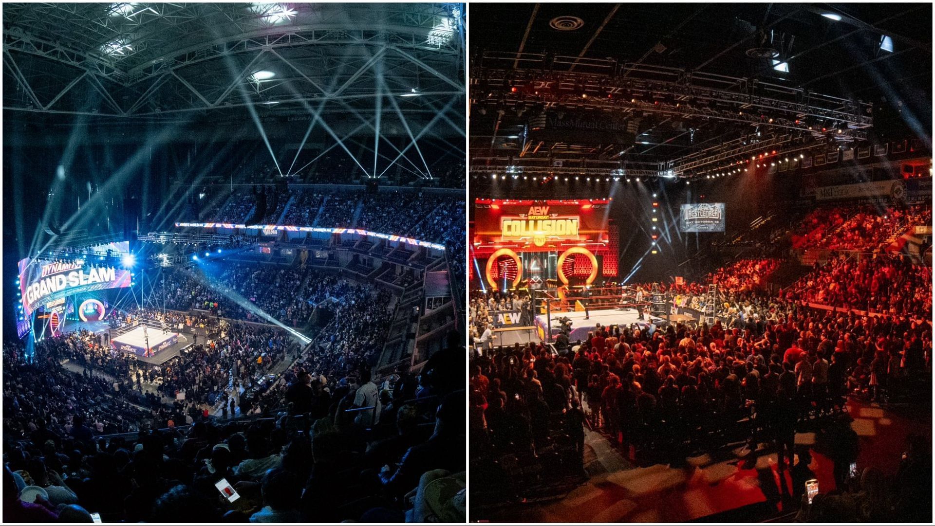 AEW fans attend Dynamite and Collision tapings