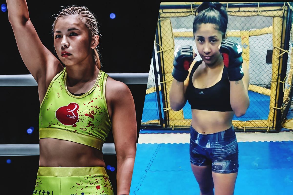 Ayaka Miura (L) and Macarena Aragon (R) | Photo by ONE Championship