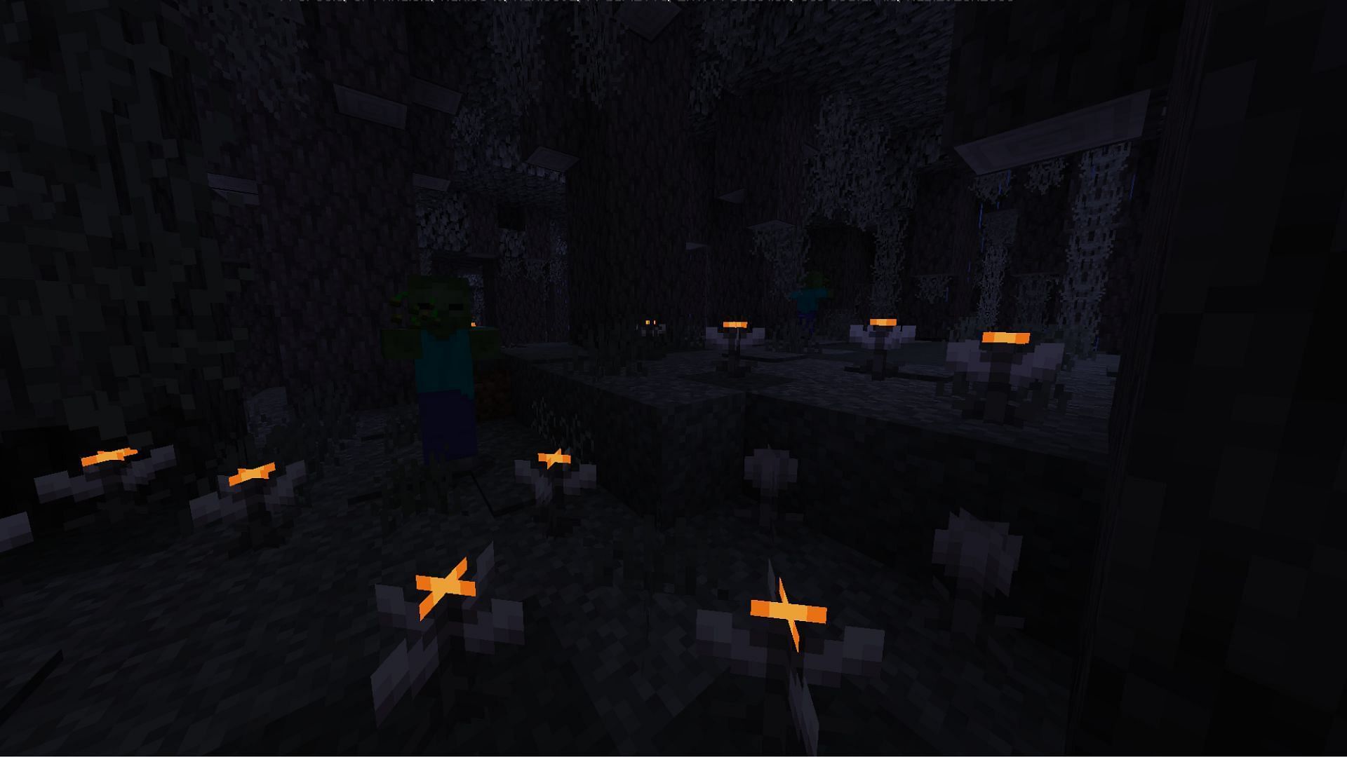 Eyeblossoms are mysterious flowers that change throughout the day (Image via Mojang Studios)