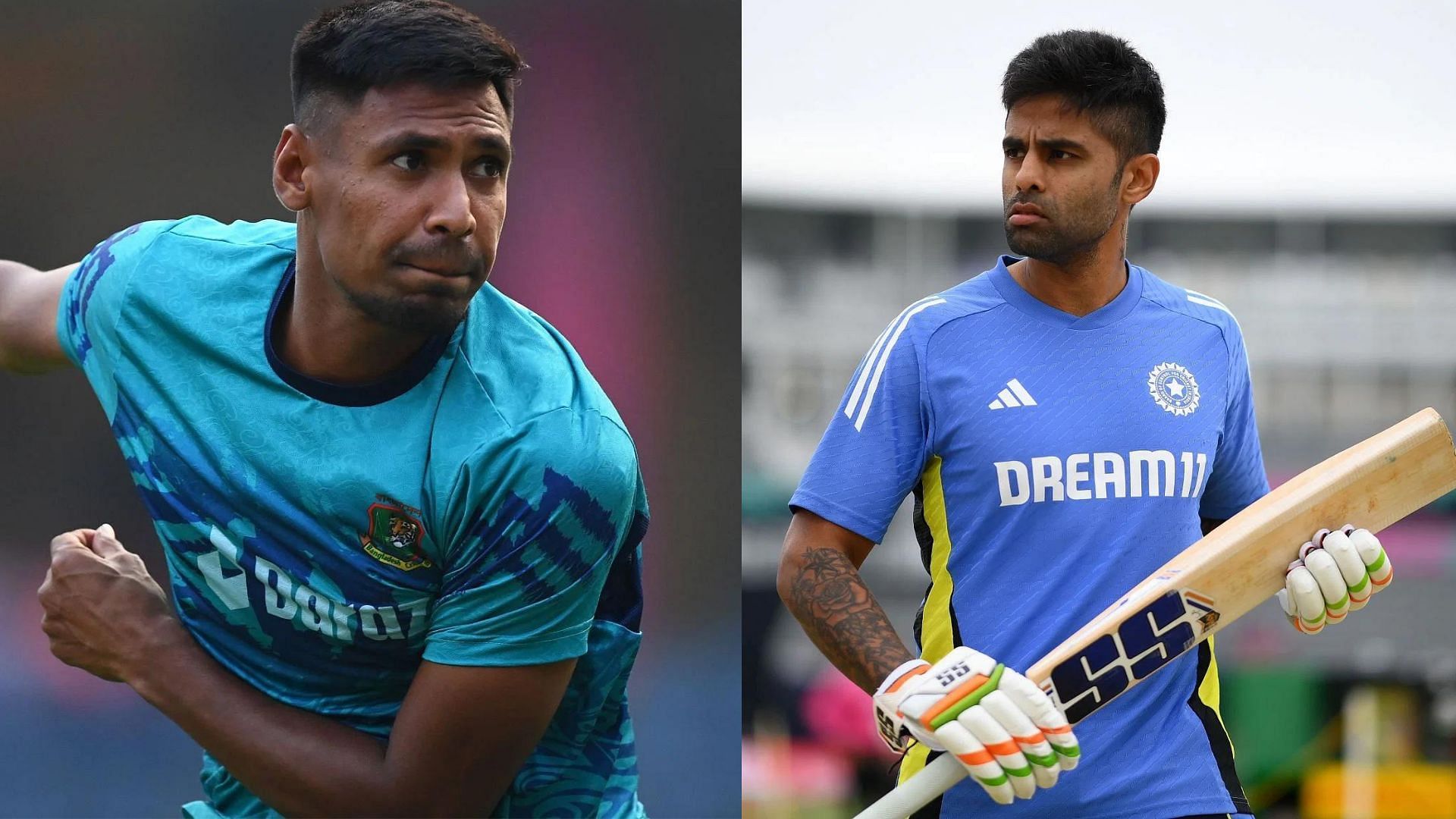 Mustafizur Rahman will battle it out with Suryakumar Yadav in 1st T20I