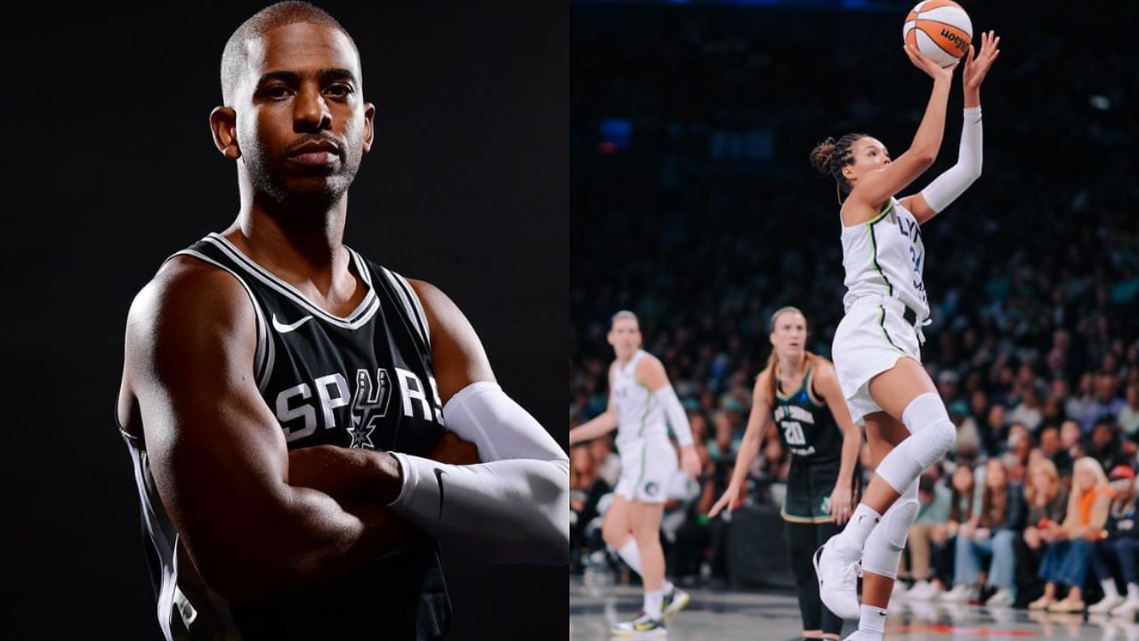 Chris Paul reacts to Lynx-Liberty Game 1 and Napheesa Collier