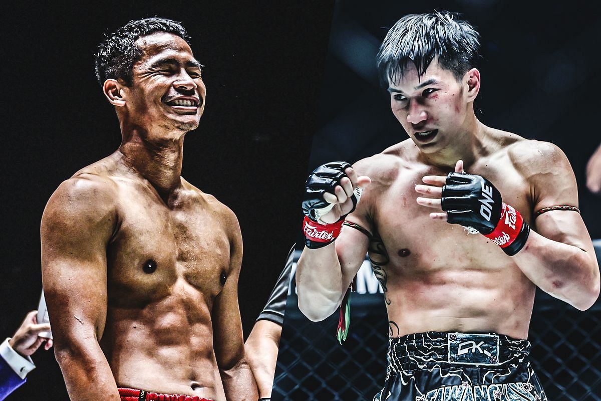 (From left) Superbon and Tawanchai PK Saenchai.