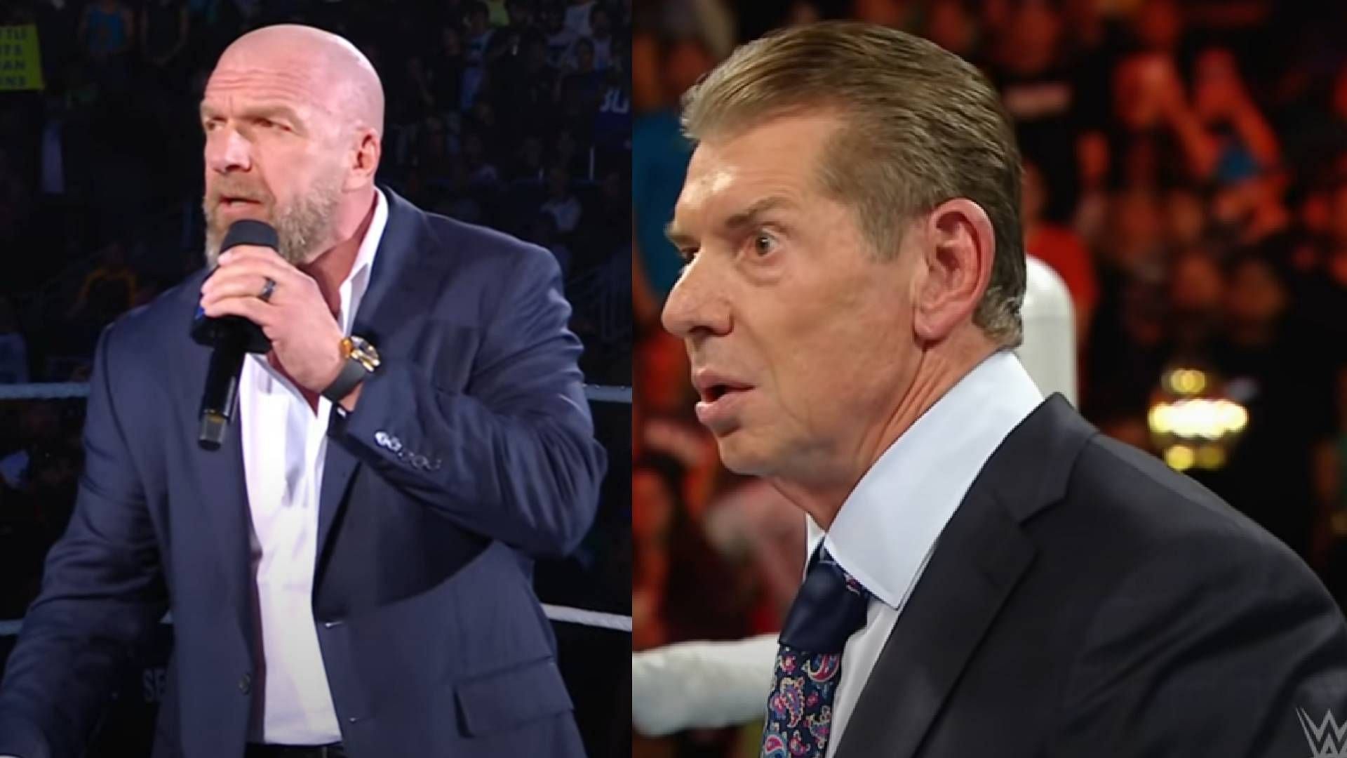 Triple H and Vince McMahon