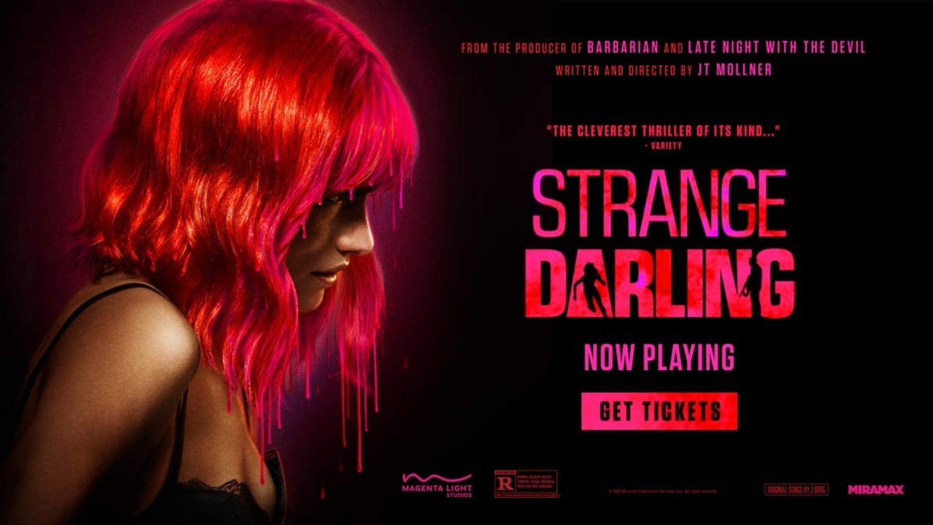 Strange Darling promotional poster (Image via Strange Darling) 