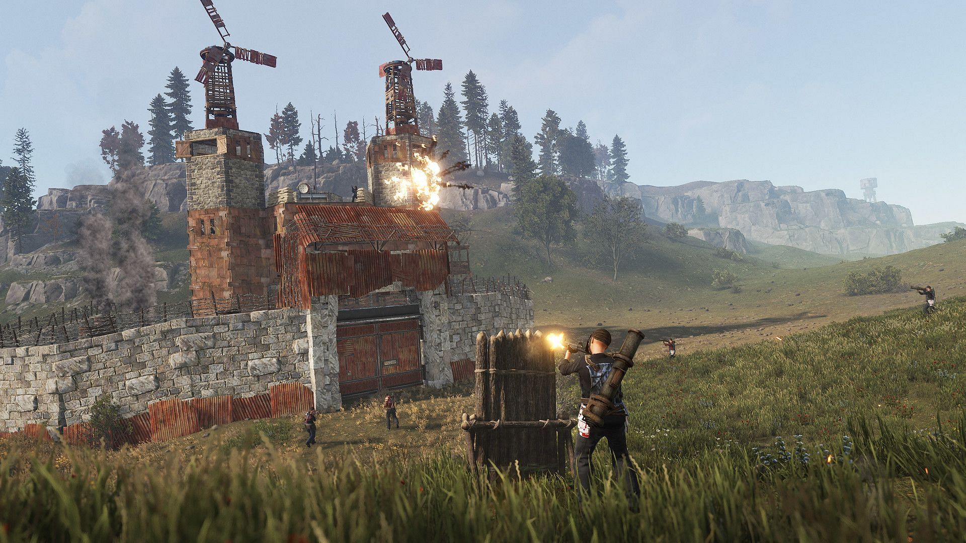 Expandability is key for a good starter base in Rust (Image via Facepunch Studios)