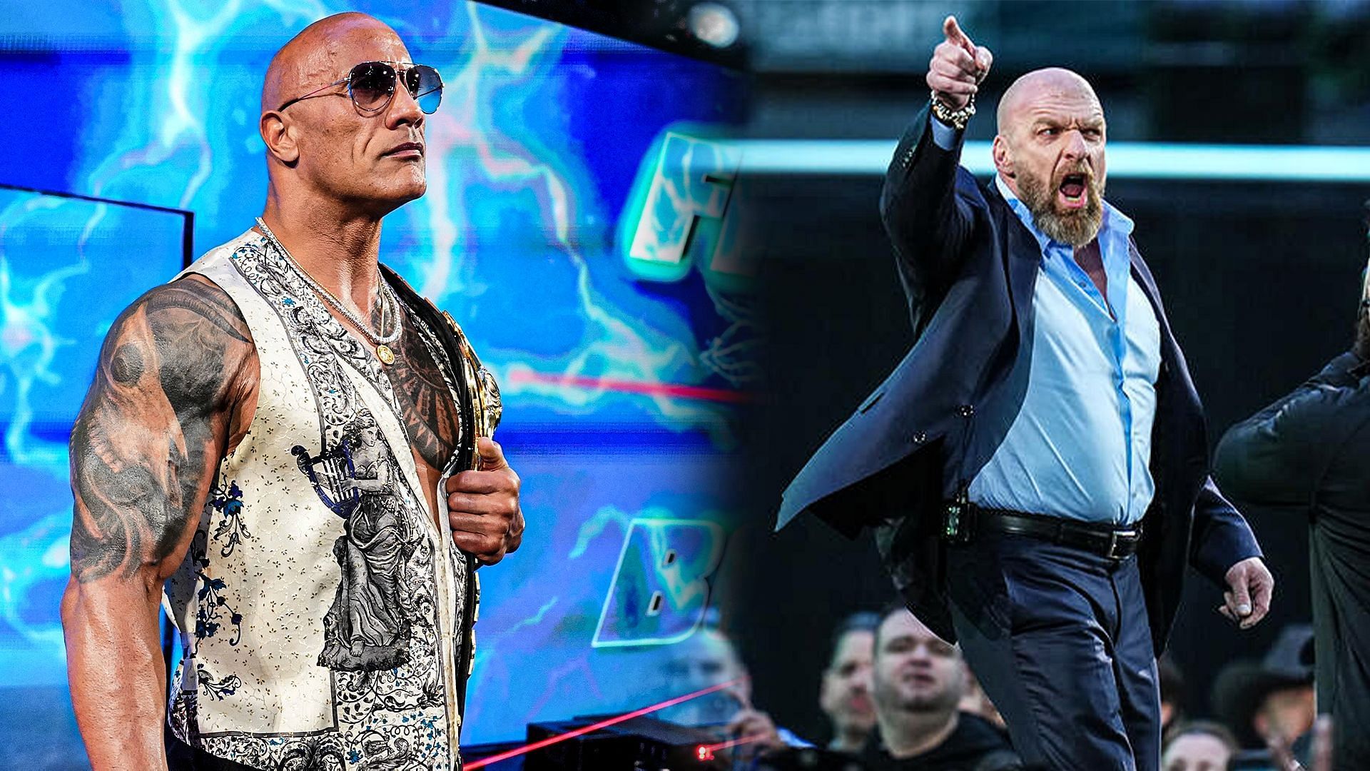 The Rock &amp; Triple H! (Pic Credit: WWE.Com)