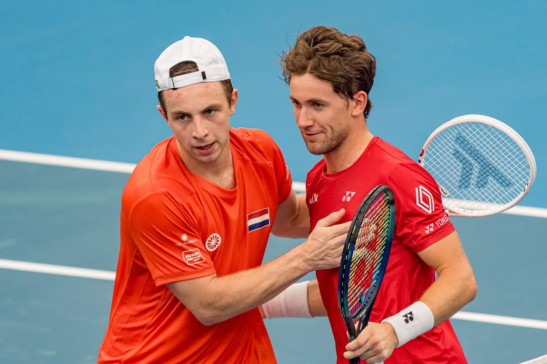 Casper Ruud and Tallon Griekspoor at the 2024 United Cup (Image Source: Getty)