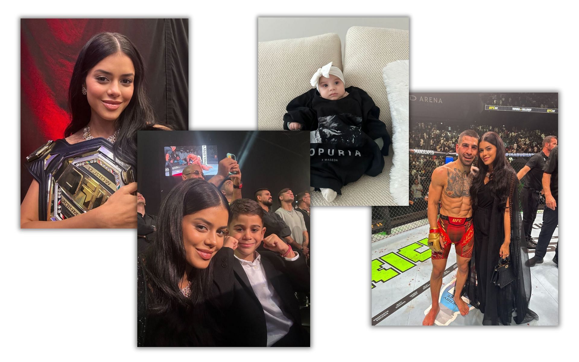 Giorgina Uzcategui shares snaps from the UFC 308 fight event.