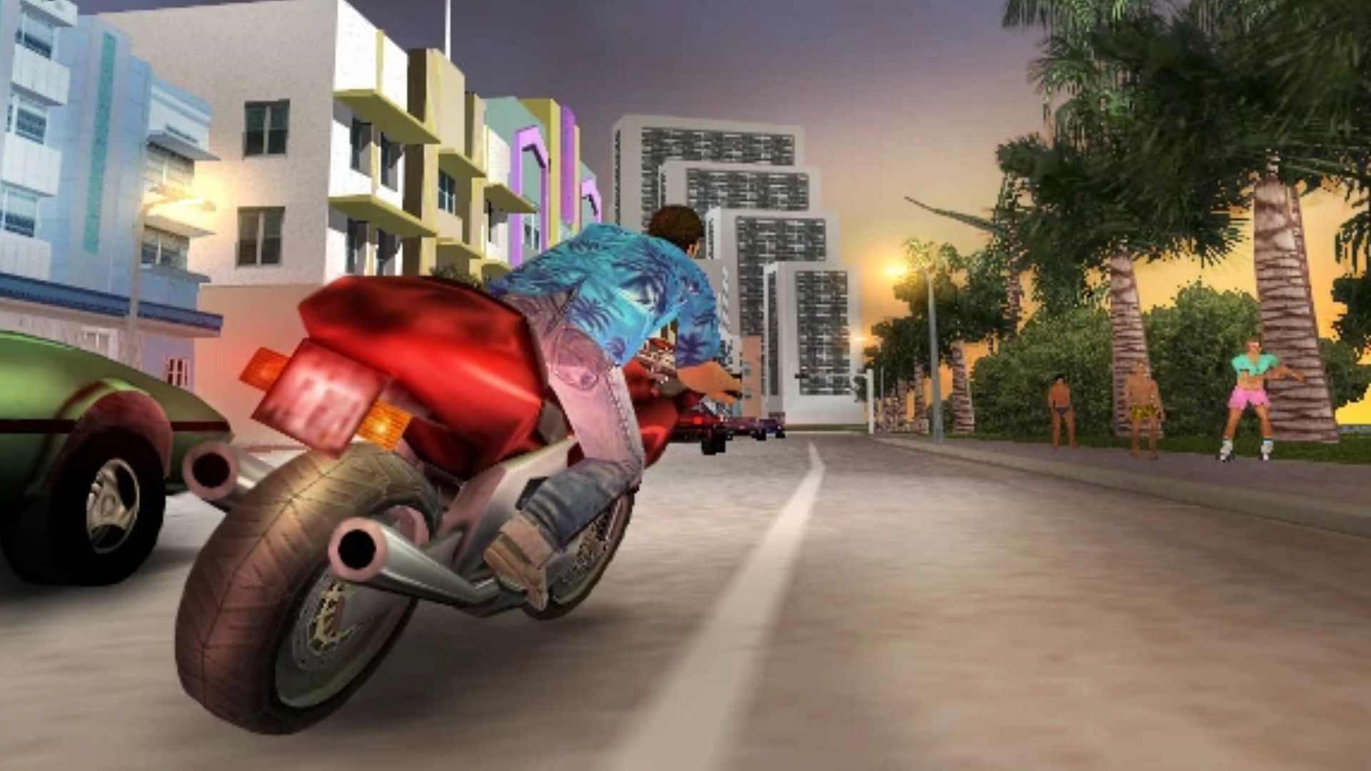 Grand Theft Auto Vice City is moderately safe for all kinds of players. (Image via Rockstar Games)