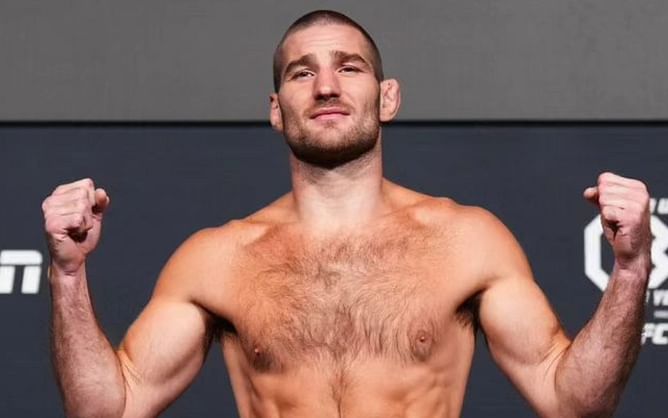 Sean Strickland addresses viral old picture with MMA vet Shane Carwin: "You see a gay-looking kid with long hair"
