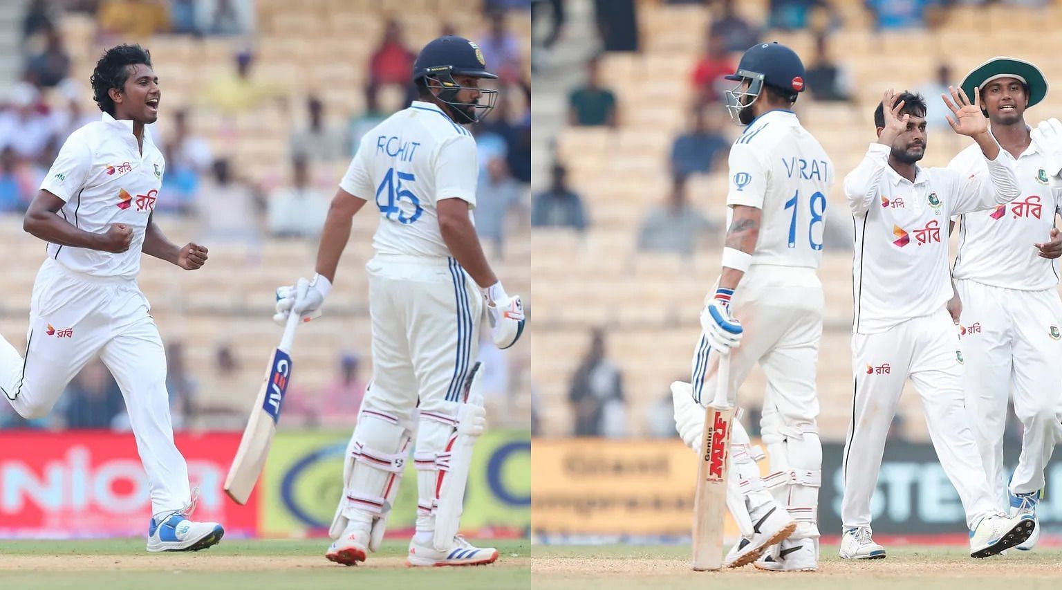 Rohit Sharma and Virat Kohli weren