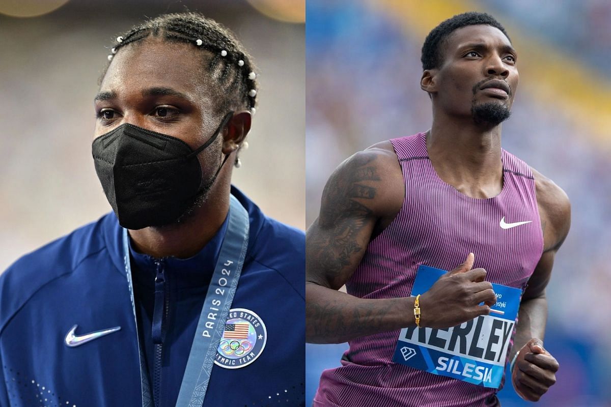 Noah Lyles and Fred Kerley - Source- Getty