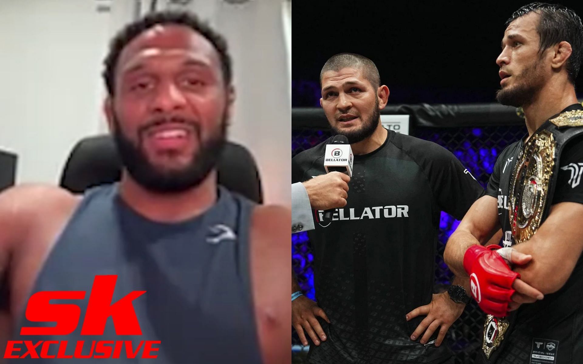 A.J. McKee opens up about interaction with Khabib Nurmagomedov and targets title shot against Usman [Image courtesy: Sportskeeda MMA Originals - YouTube, Getty Images]