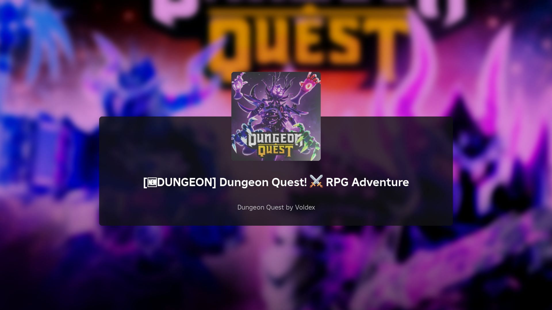 Dungeon Quest