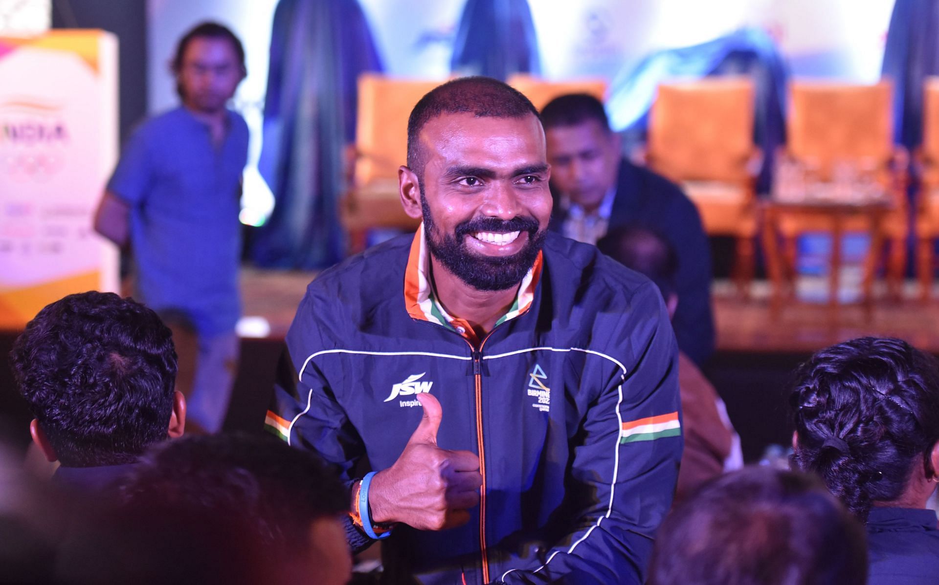 Anurag Singh Thakur During Kit Unveiling And Send-Off Ceremony of the Indian Contingent of Birmingham 2022 Commonwealth Games - Source: Getty