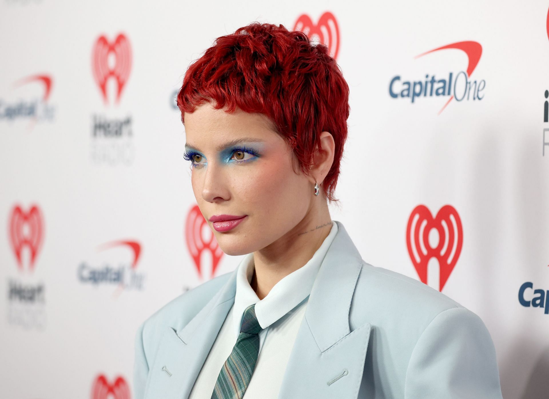 Halsey recalled being a massive One Direction fan as a teen. (Image via Getty)