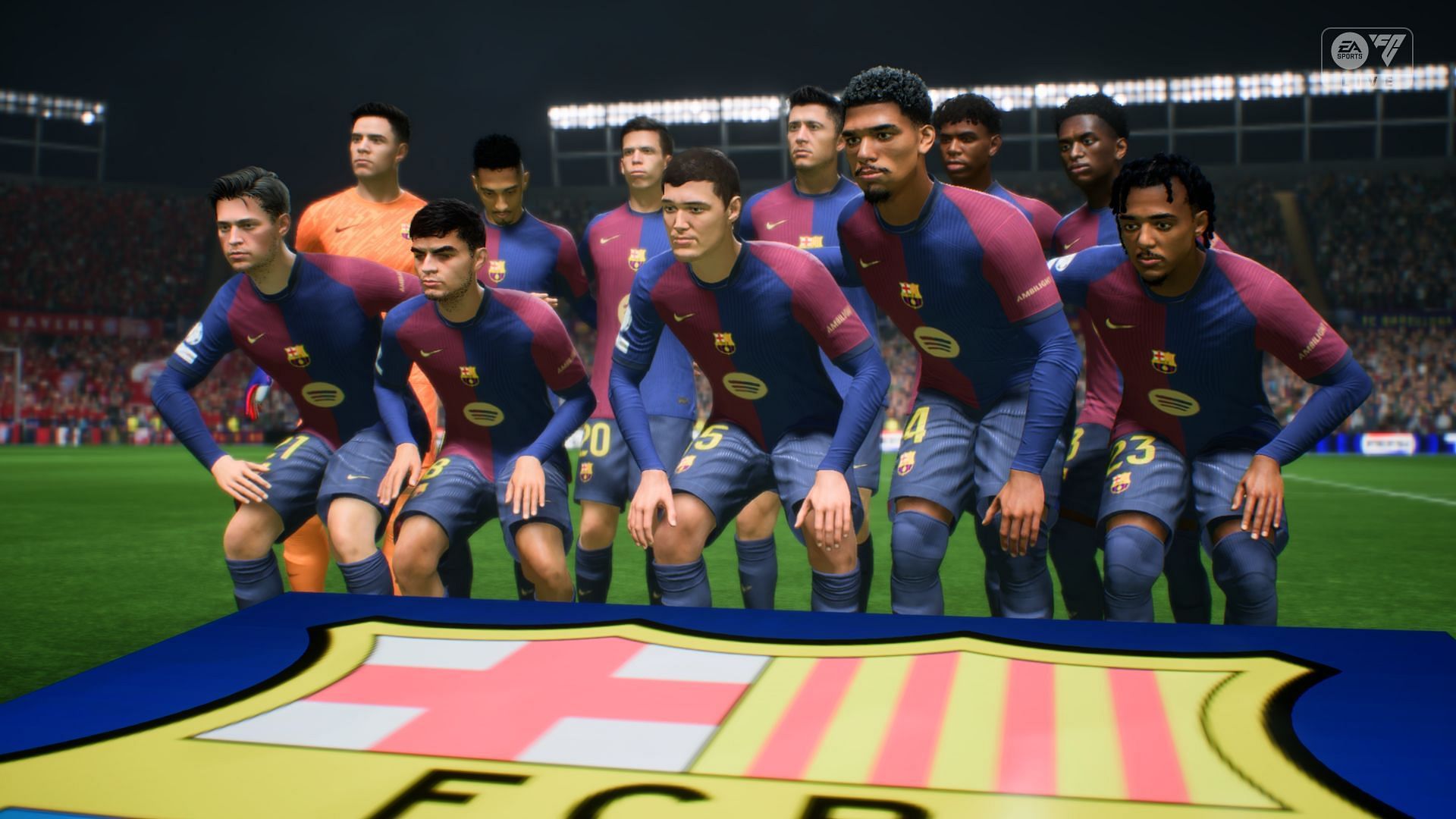 Barcelona squad in EA FC 25 (Image via EA Sports)