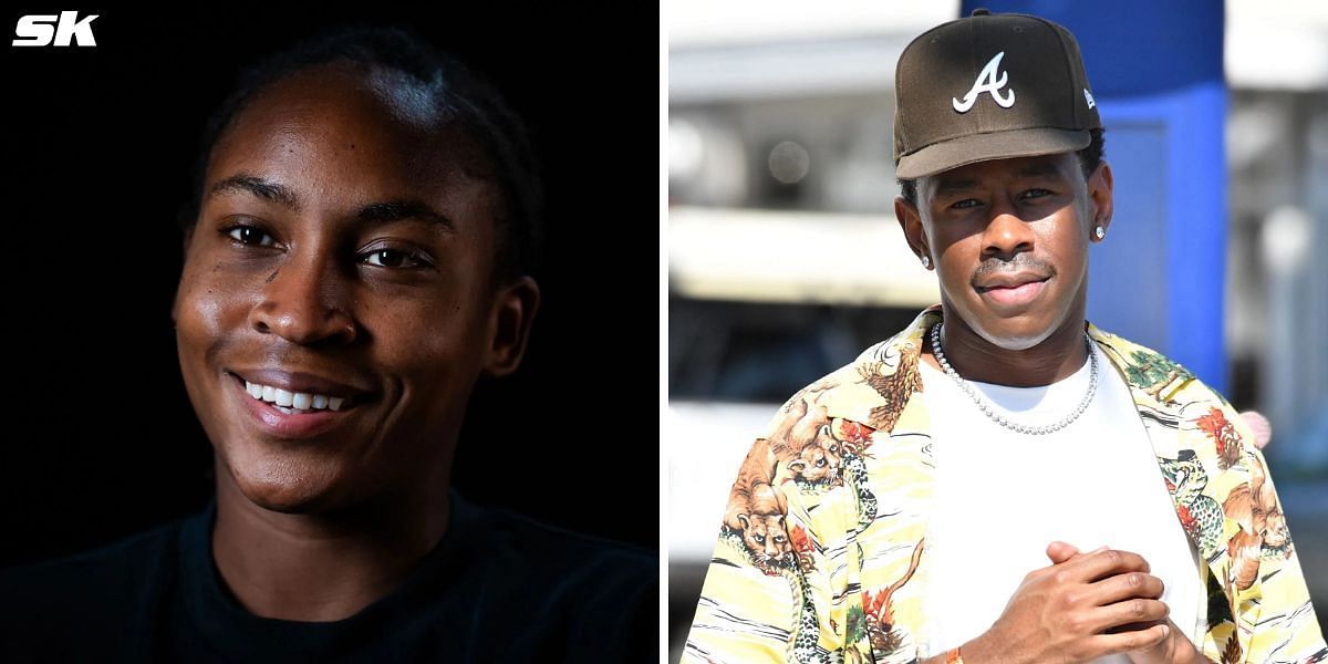 Coco Gauff (L), Tyler, the Creator (R), Sources: Getty