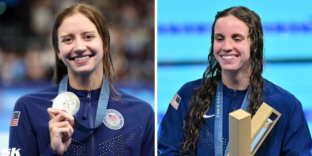 Kate Douglass and Regan Smith will be competing at the World Aquatics Swimming World Cup 2024. PHOTO: Both from Getty