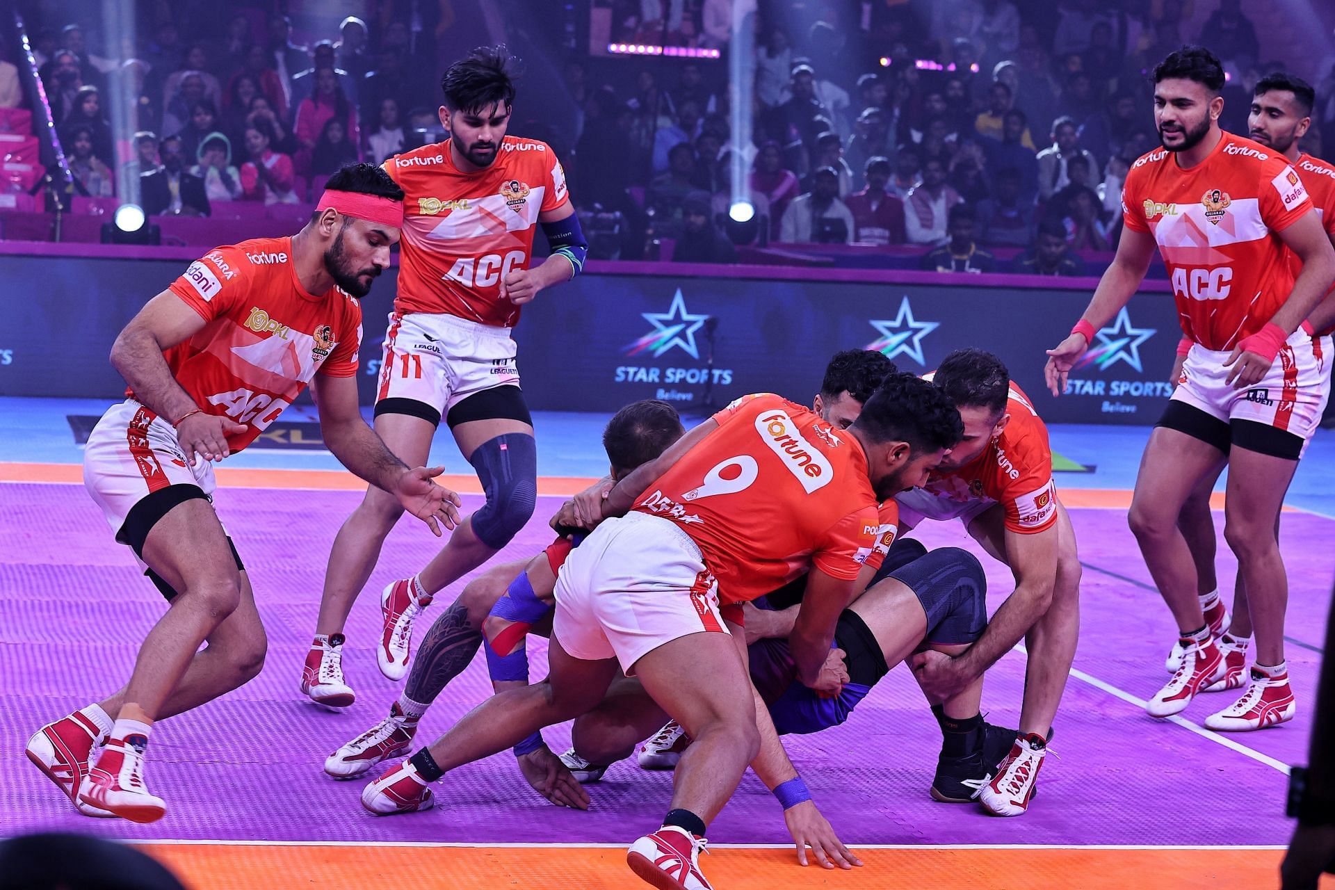 Dabang Delhi Vs Gujarat Giants Pro Kabaddi League In Jaipur - Source: Getty