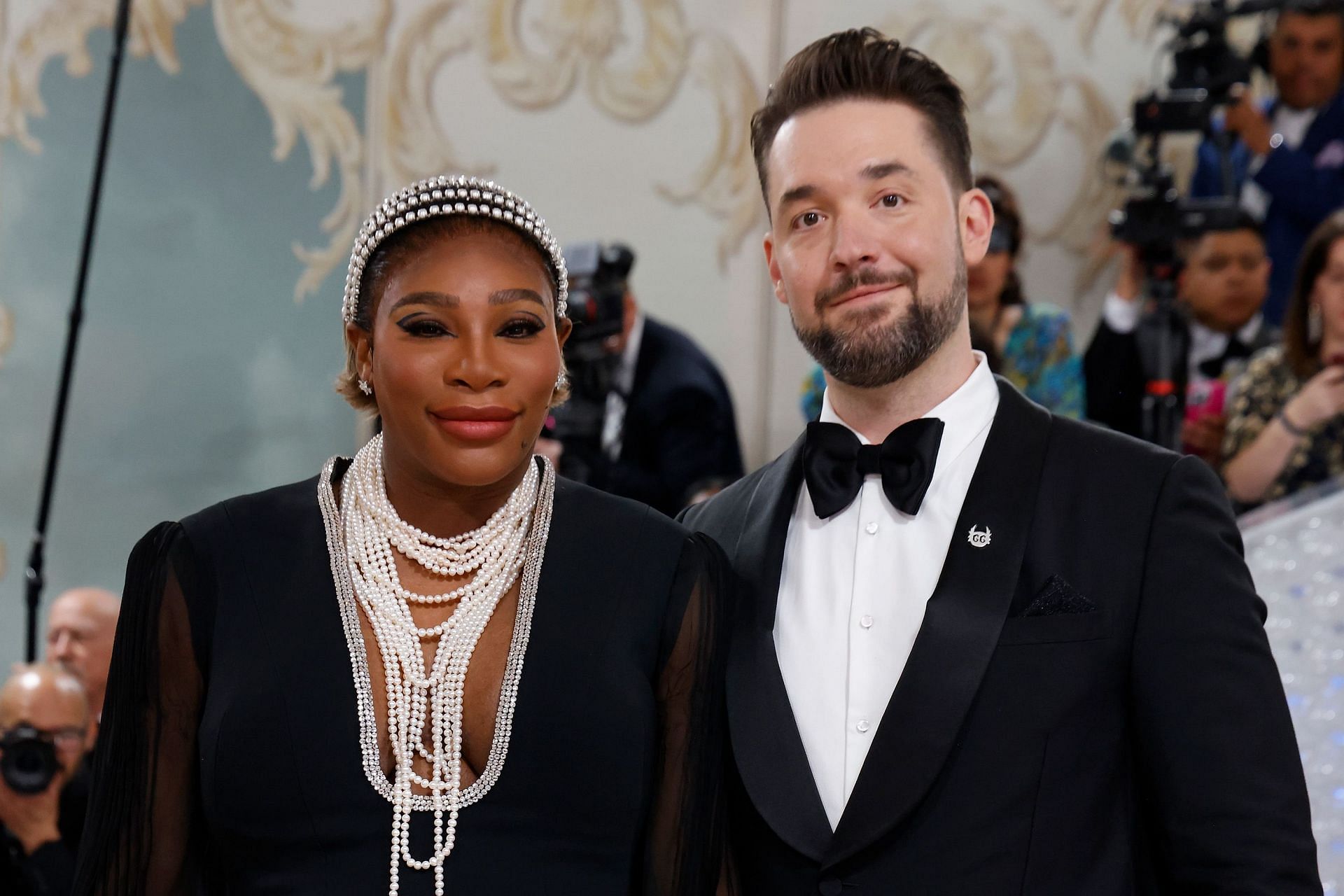 Serena Williams with her husband Alexis Ohanian (Source: Getty)