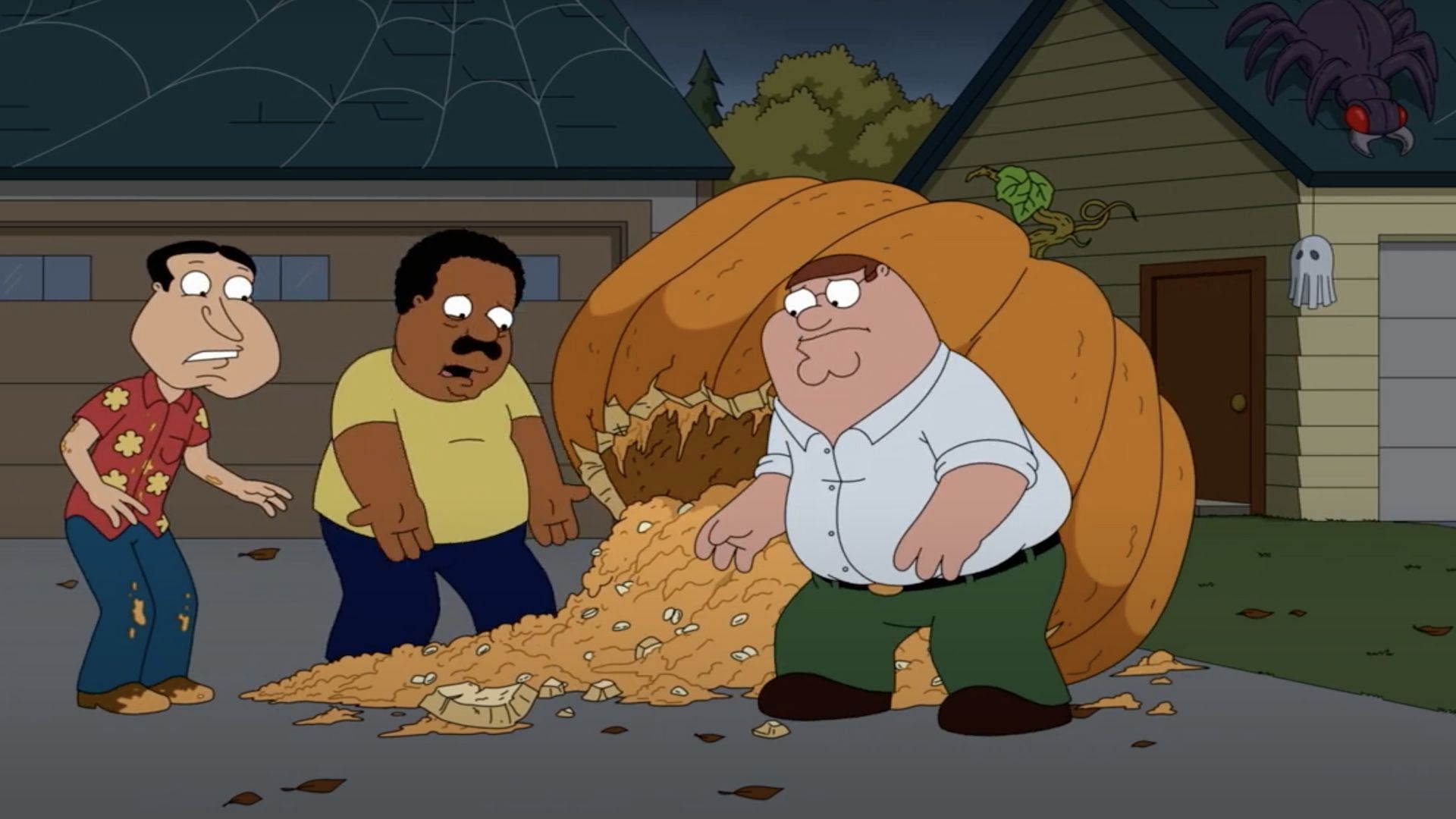 A still from Family Guy Halloween special (Image via Hulu)