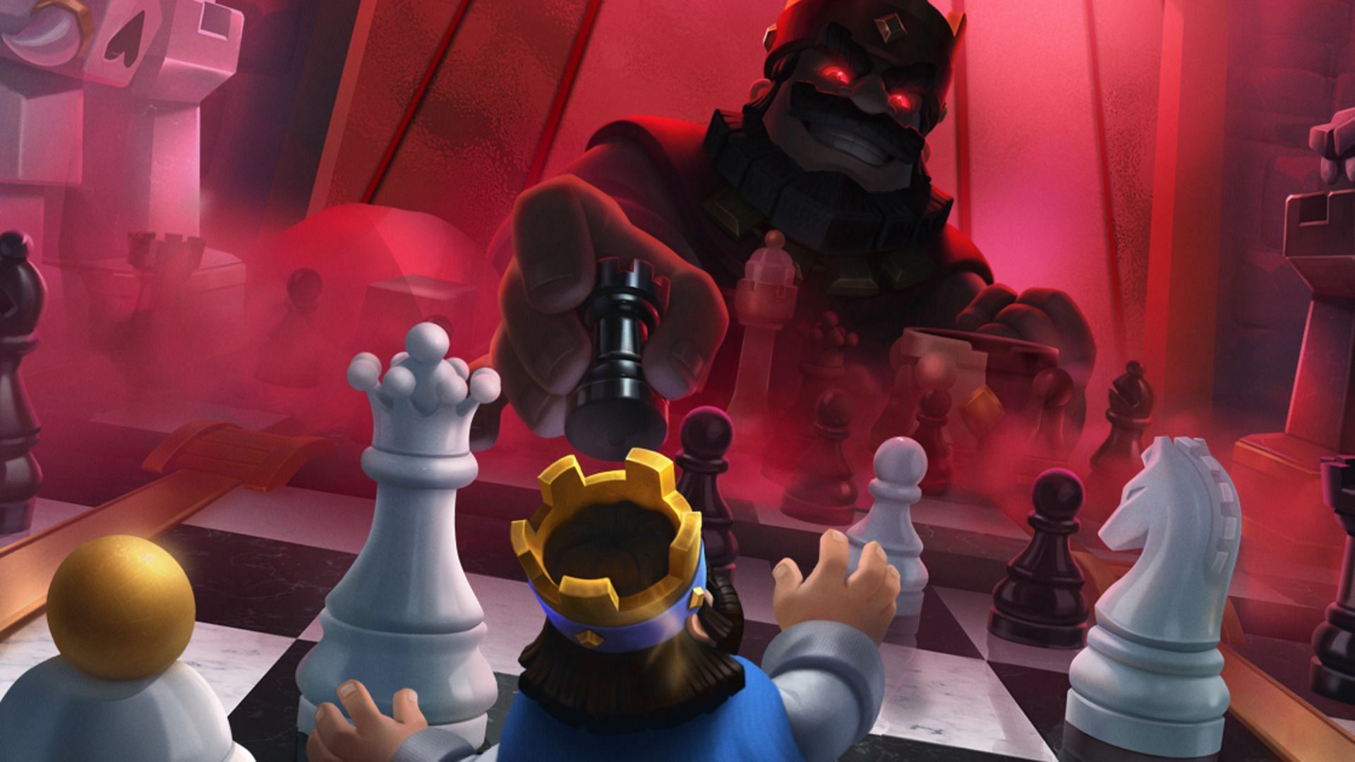 Spooky Chess event is currently active (Image via Supercell)