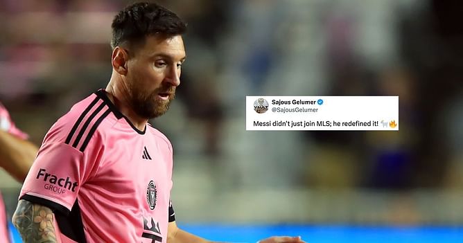 "This is what impact means", "The only football maestro" - Fans hail Lionel Messi as Inter Miami create MLS history