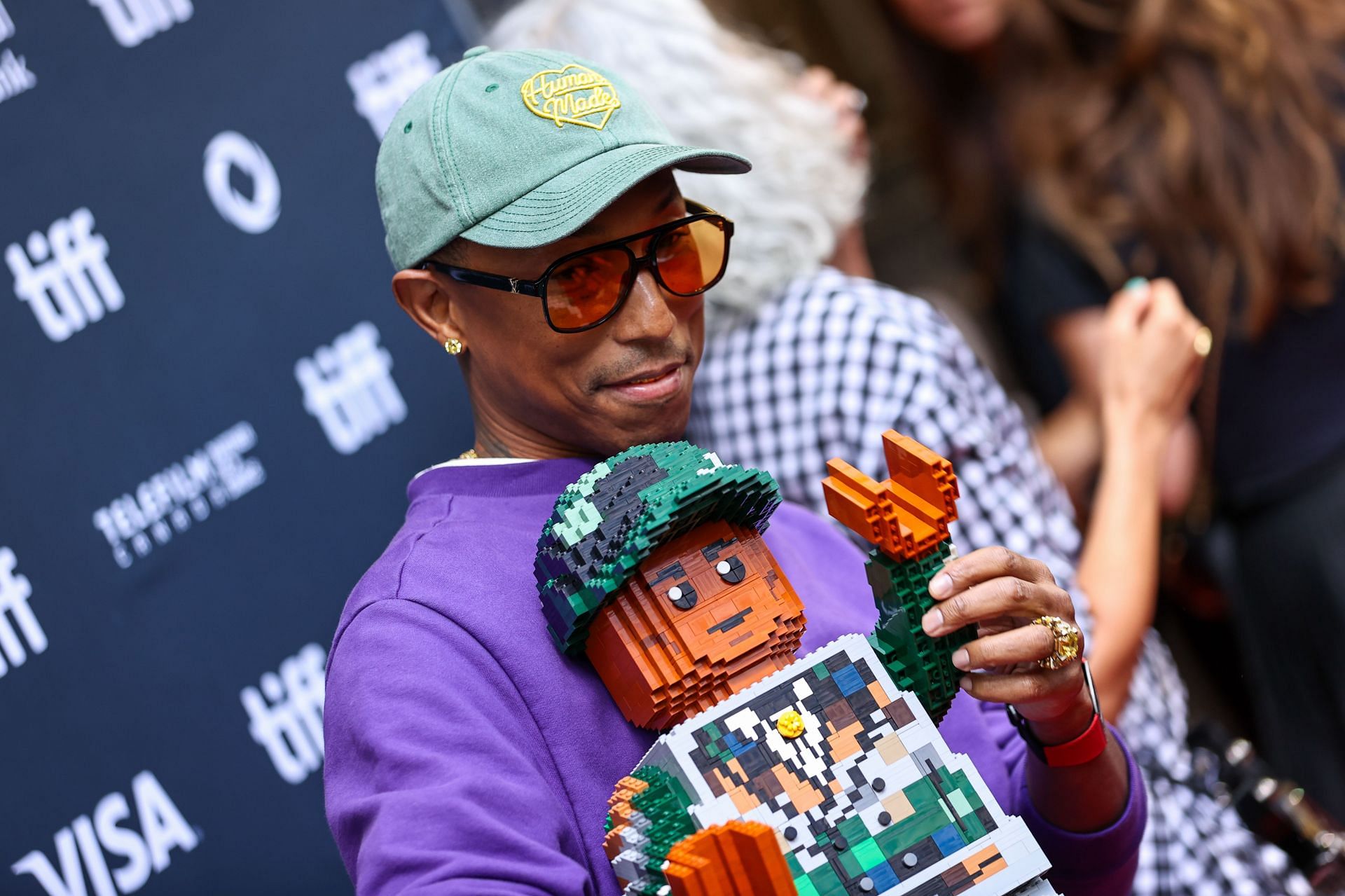 Pharrell at the 2024 Toronto International Film Festival - &#039;Piece By Piece&#039; Premiere (Image via Getty)