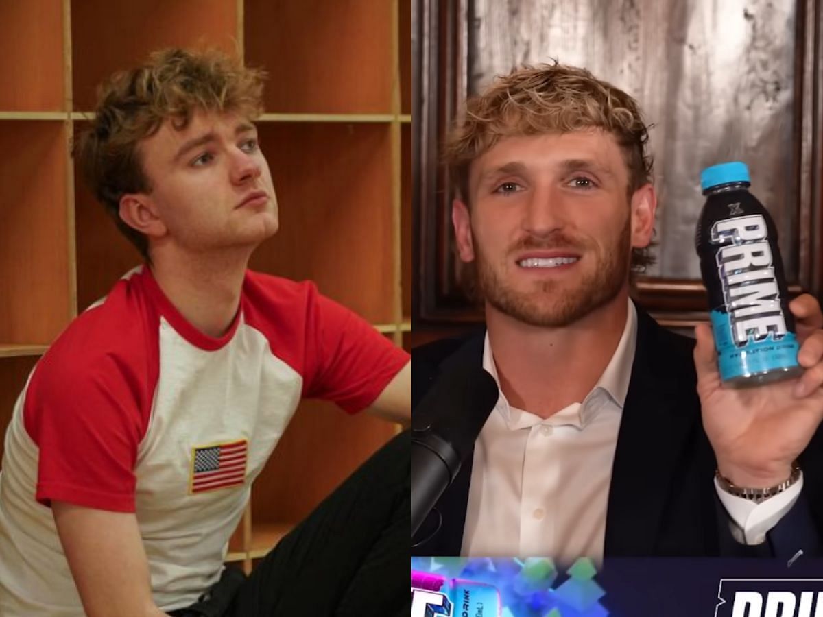 TommyInnit calls out Logan Paul over use of PRIME sponsorship (Image via Instagram/TommyInnit and YouTube/ImPaulsive)