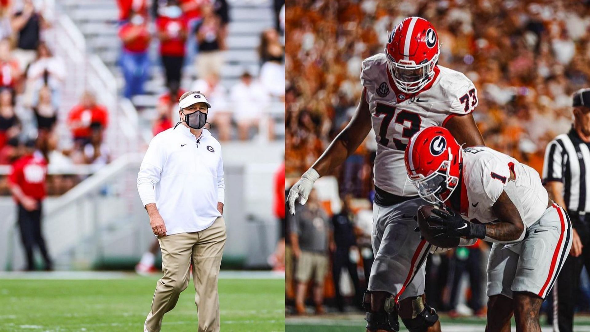 Coach Kirby Smart and his Georgia team (Georgia