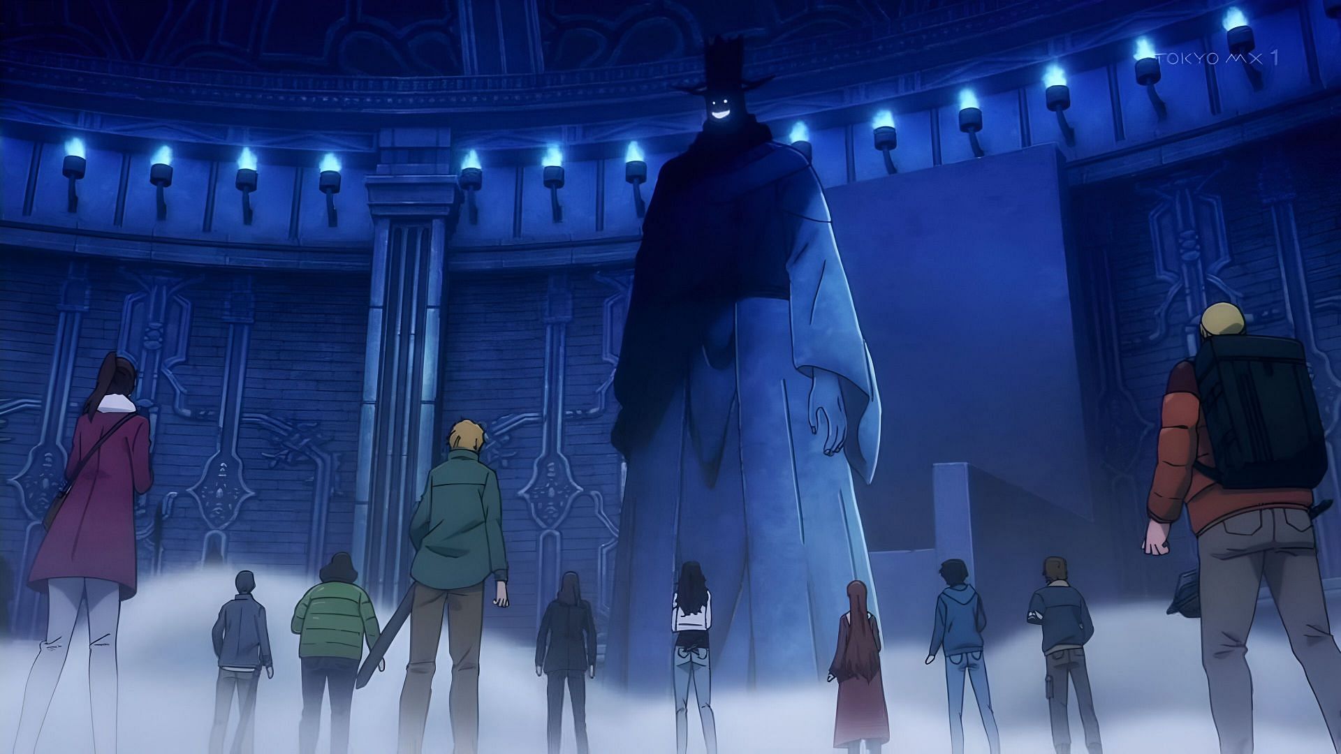 The Statue of God as seen in the anime (Image via A-1 Pictures)