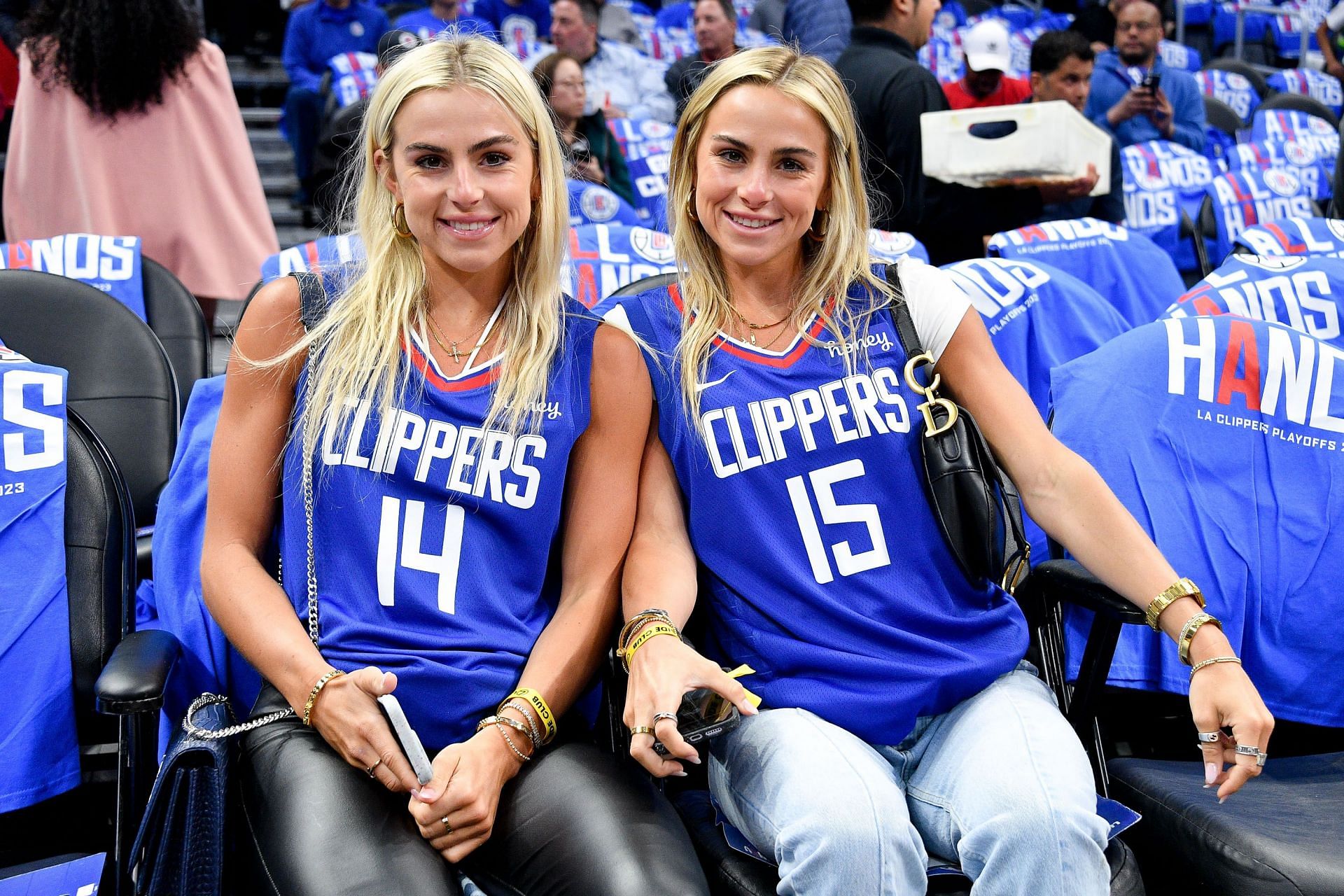 Celebrities At The Los Angeles Clippers Game - Source: Getty