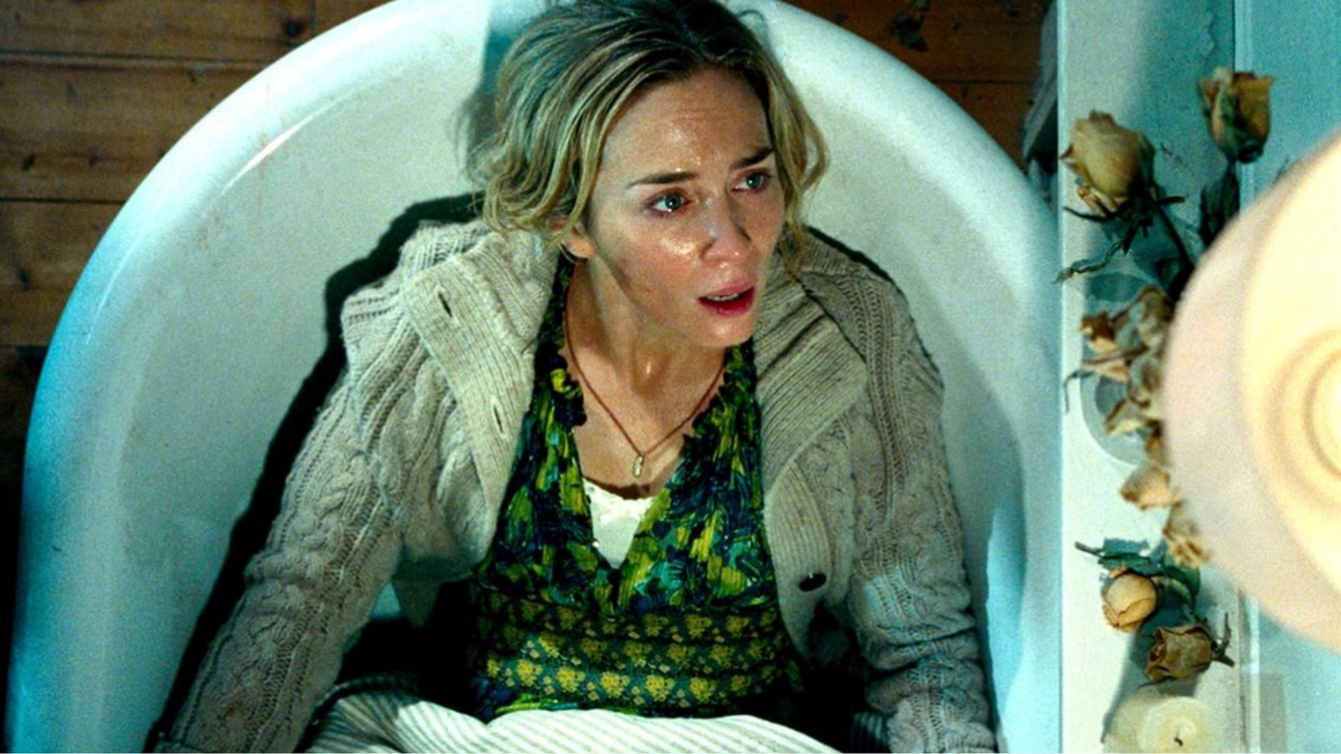 Emily Blunt in A Quiet Place (2018) (image via Paramount Pictures)