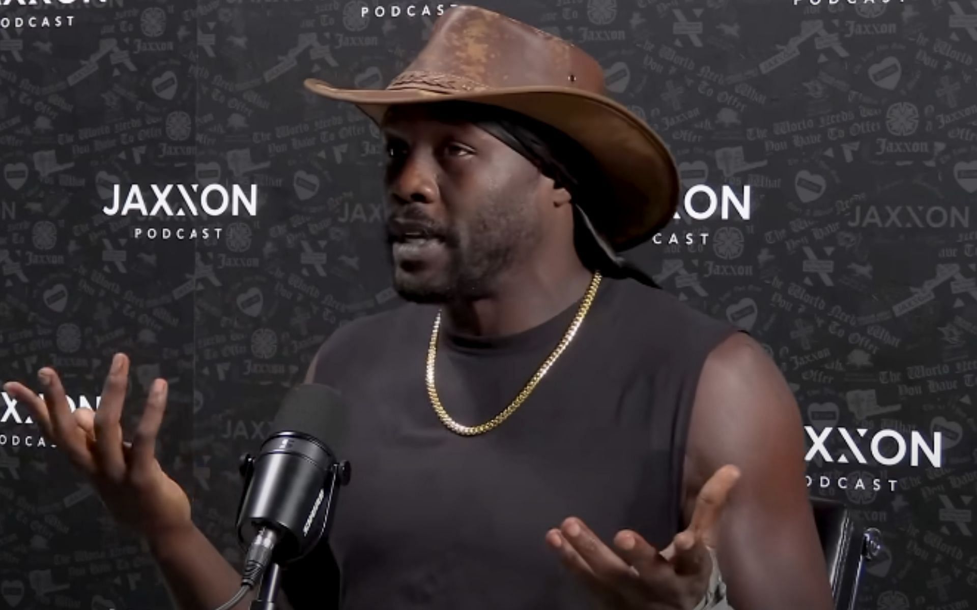 Jared Cannonier discusses which weight class he feels is his best [Image courtesy: JAXXON PODCAST - YouTube]