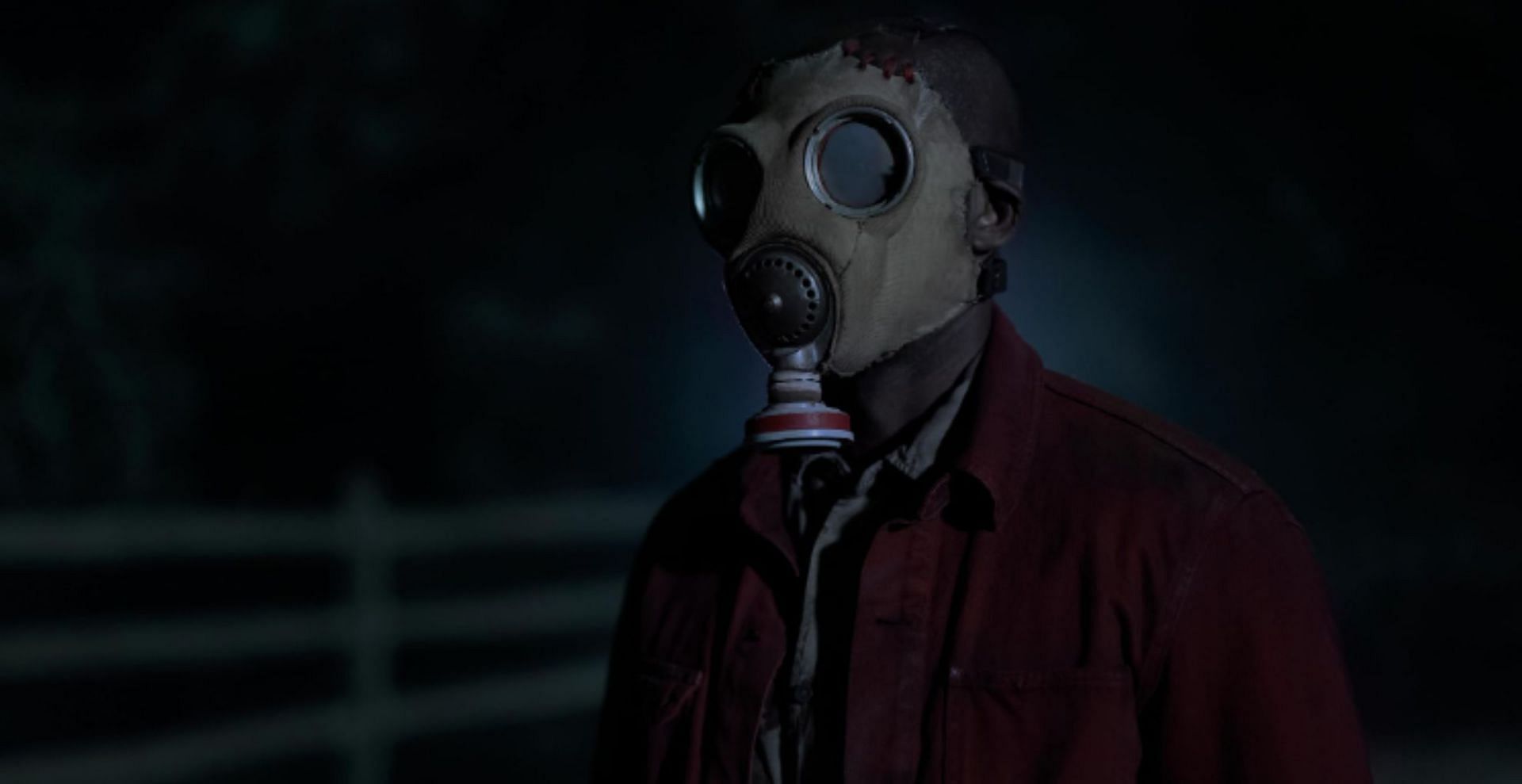 The masked man&rsquo;s true identity is revealed in episode 4. (Image via Peacock)