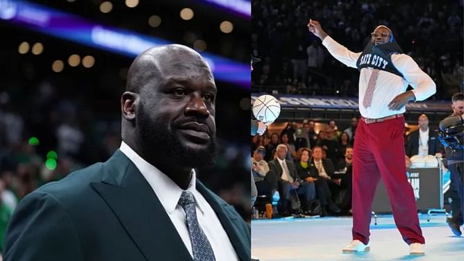 Shaquille O'Neal video bombs Molly McGrath's live from LSU sidelines during SEC college football blockbuster