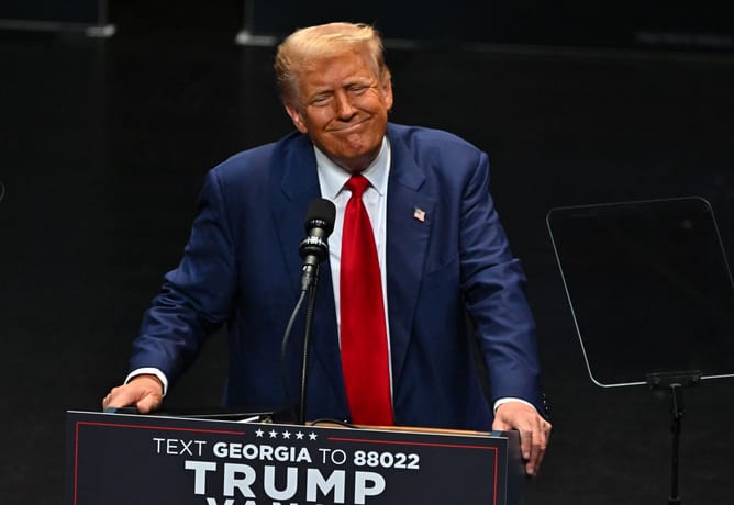 Following Donald Trump's appearance on FLAGRANT, former UFC fighter says it's time for the ex-President "to go on Joe Rogan"