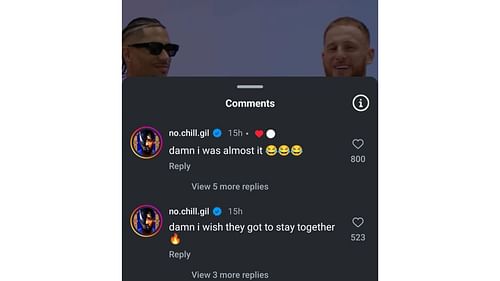 Gilbert Arenas jokes about almost being Donte DiVincenzo's favourite player. Photo Credit: GQ Sports IG account