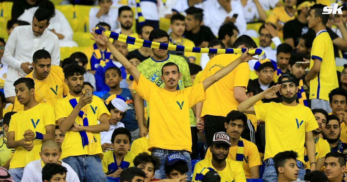 Al-Nassr fans against Al-Kholood (image via Getty)