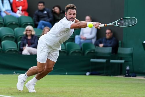 Stan Wawrinka at Wimbledon 2024. (Photo: Getty)