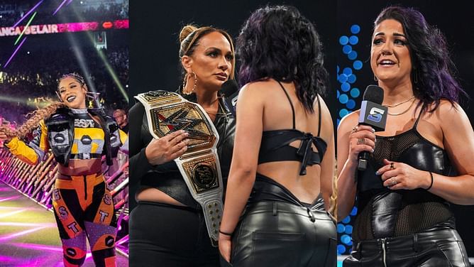Bayley sends a two-word message to Bianca Belair ahead of her title match at WWE Bad Blood