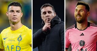 "There is no doubt" - When Gary Neville made his pick between Lionel Messi and Cristiano Ronaldo