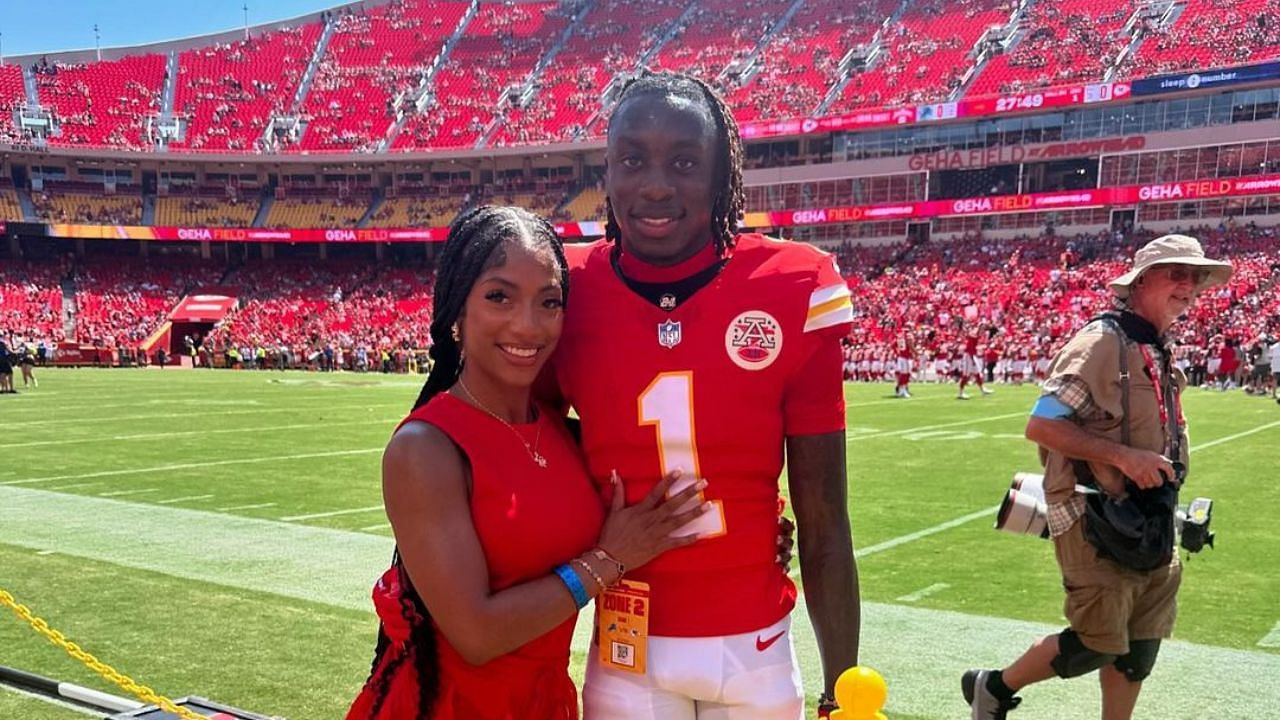 Tia Jones and Xavier Worthy (Image via: Jones Instagram)