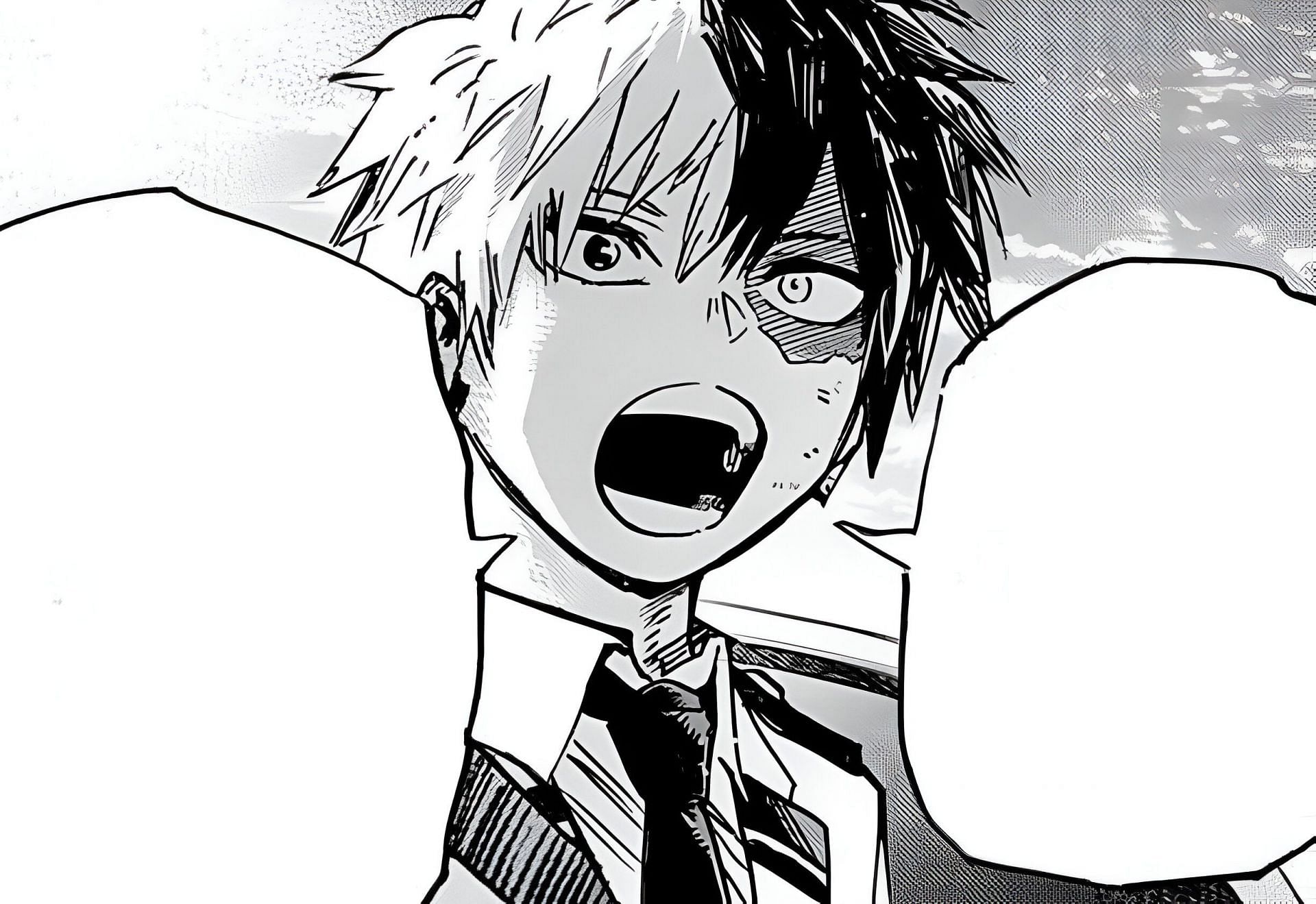 Shoto Todoroki as seen in the manga (Image via Shueisha)