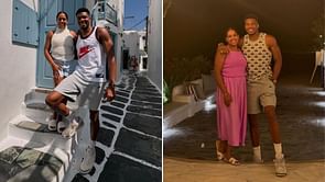 "Cheaper over there": Giannis Antetokounmpo jokes about getting married to long-time partner Mariah in Greece instead of USA