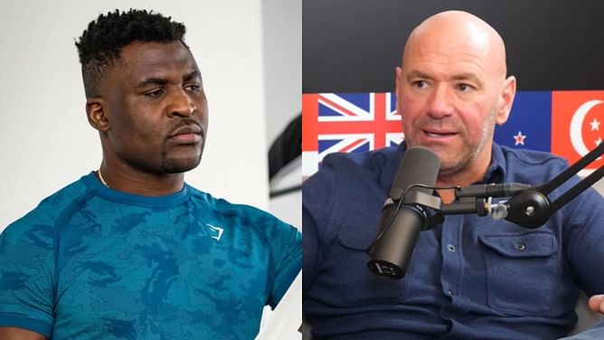 Dana White called a 'manipulator' by Francis Ngannou after Jake Paul brings up clip of UFC bossman telling Jon Jones to move to middleweight