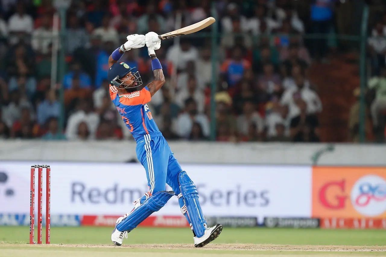 Hardik Pandya played a belligerent knock in the third T20I against Bangladesh. [P/C: BCCI]